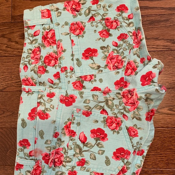 Forever 21 Floral Jean Shorts - Picture 4 of 6